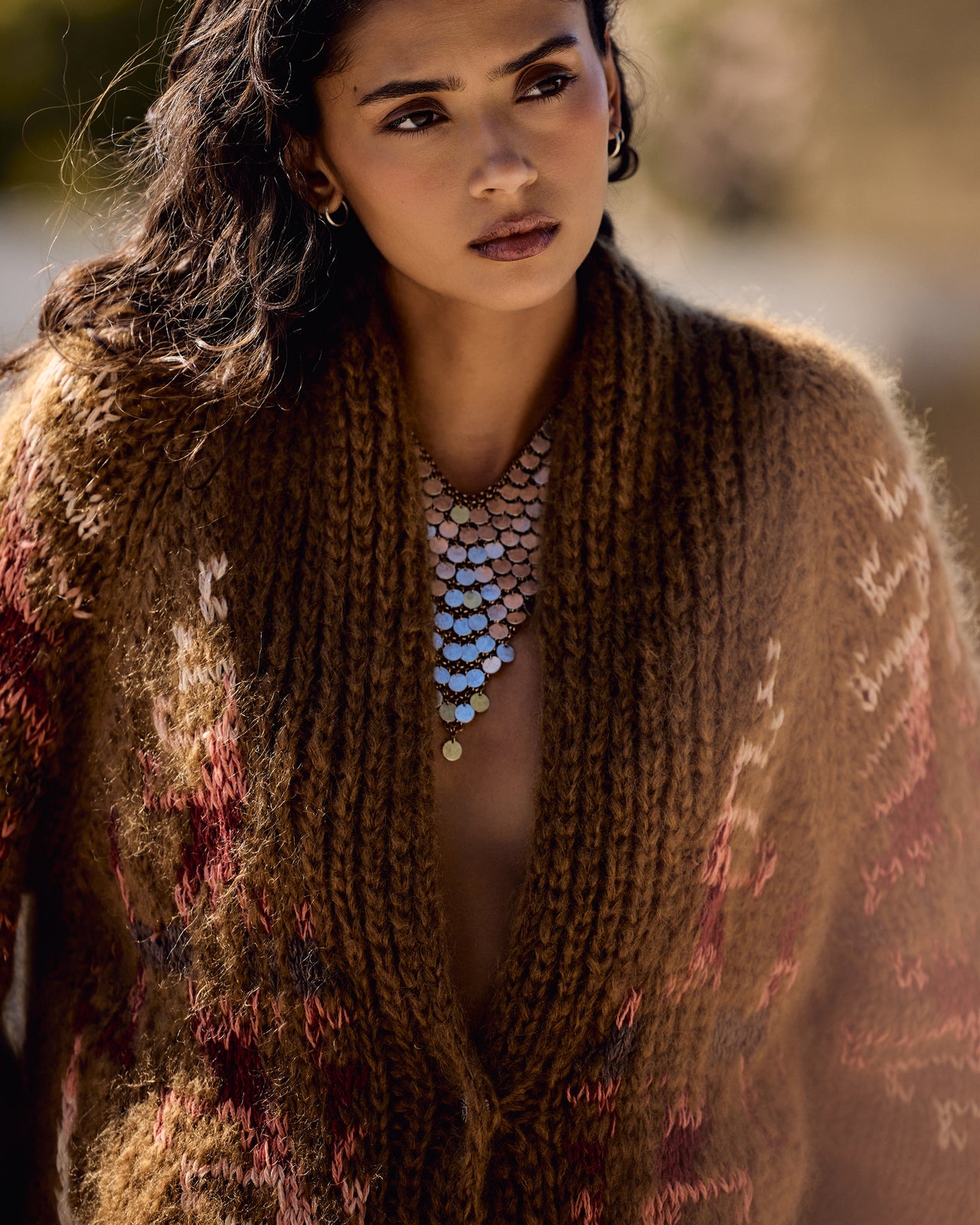 Alita Cardigan - Brown - Image 7