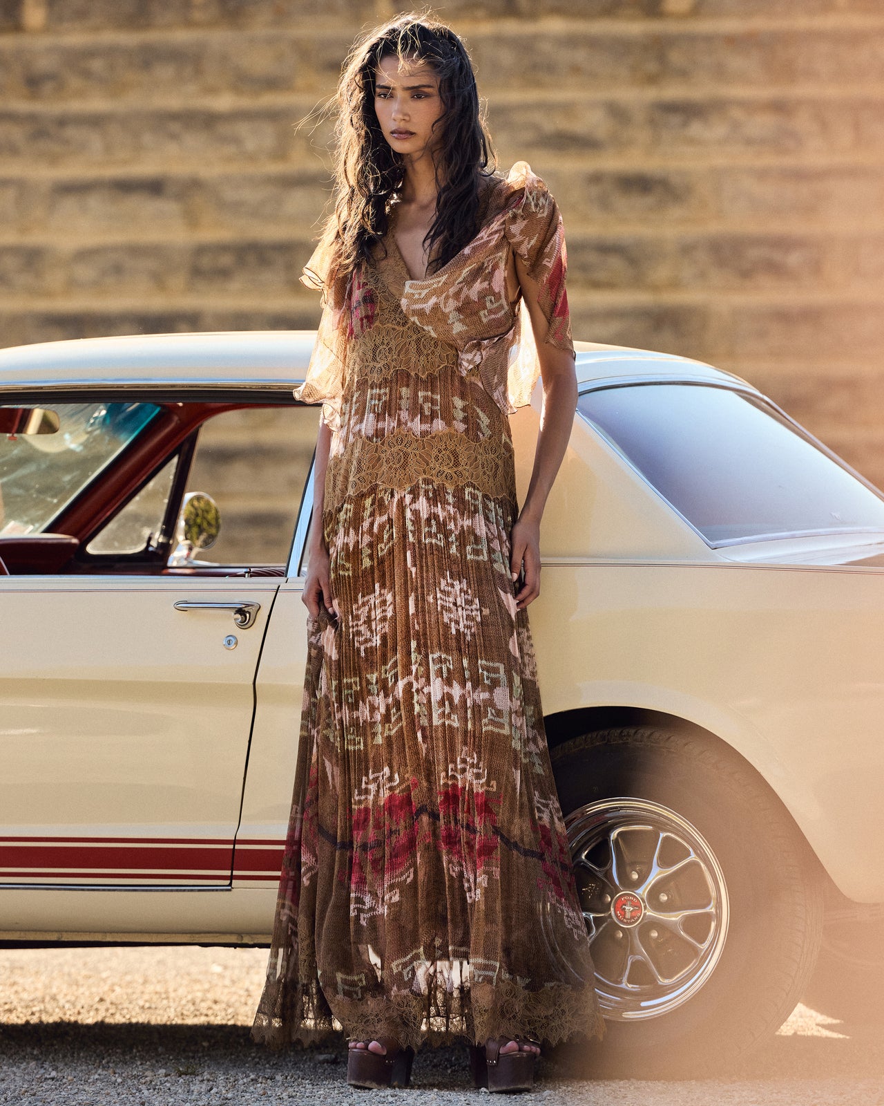 Ara Dress - Brown - Image 4