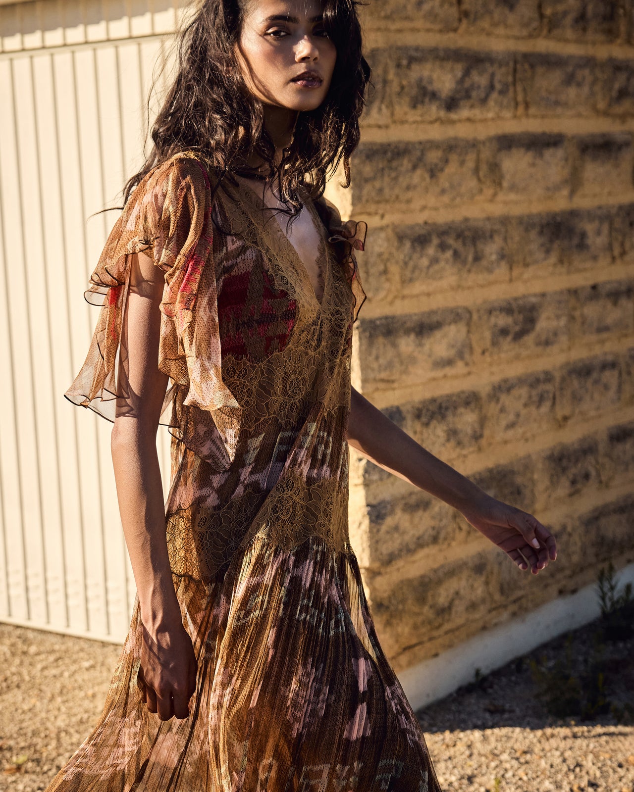 Ara Dress - Brown - Image 11