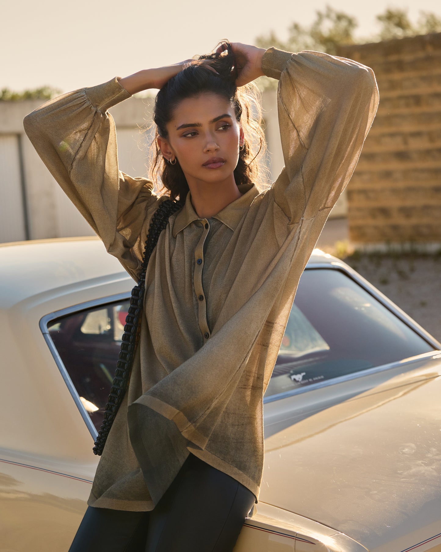 Dou Sweater - Khaki