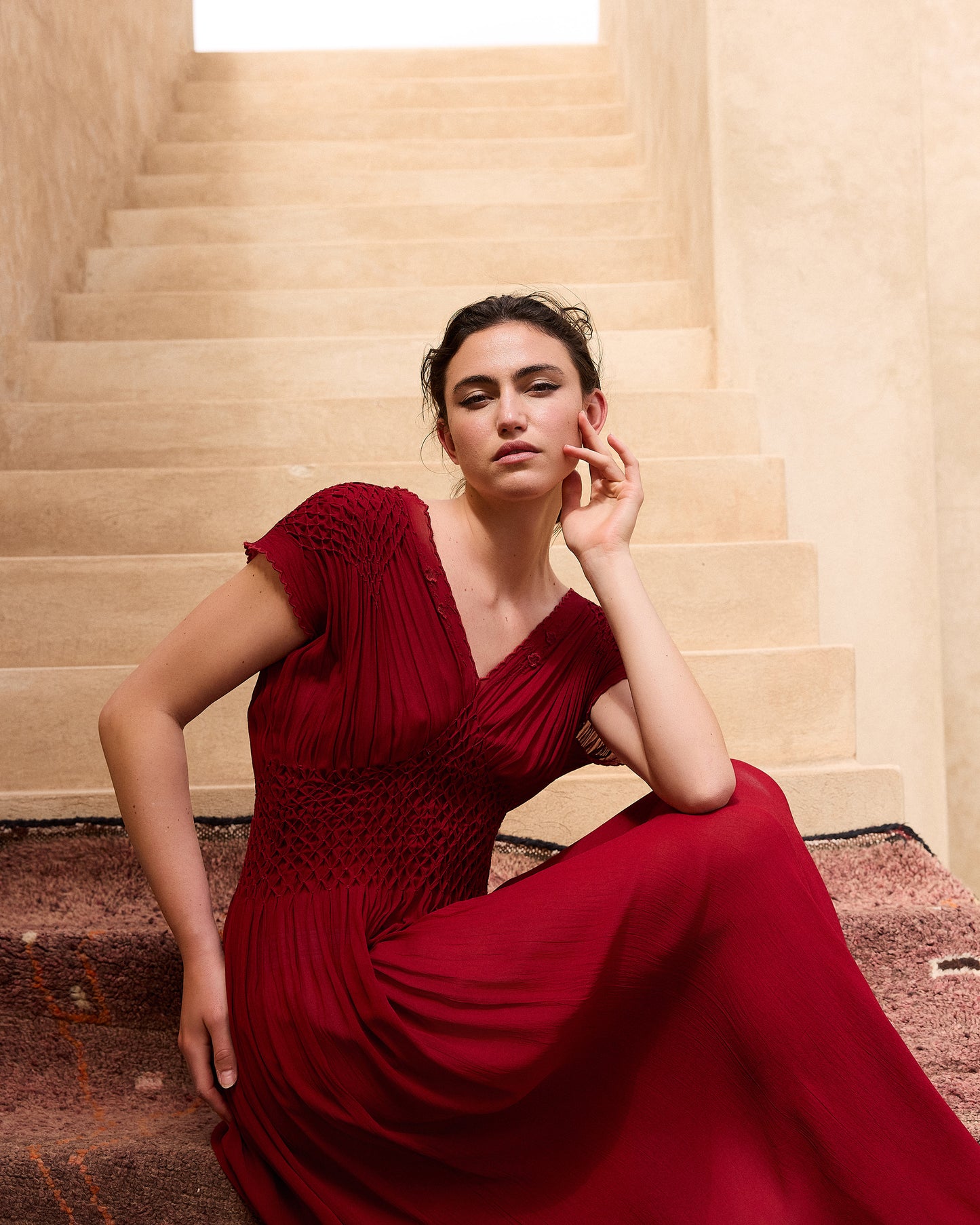 Robe Emira - Rouge