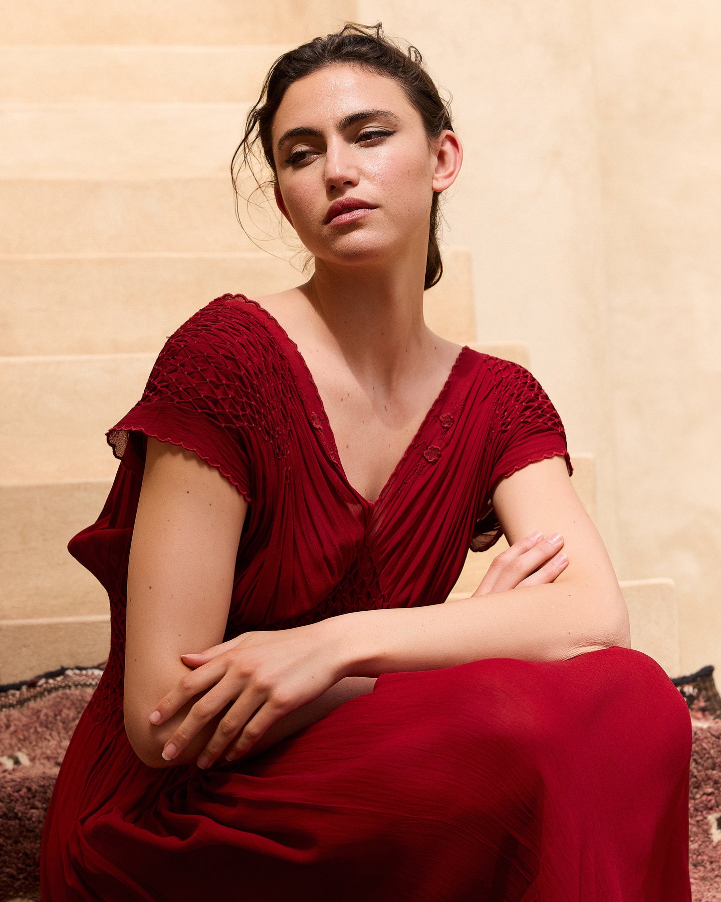 Robe Emira - Rouge
