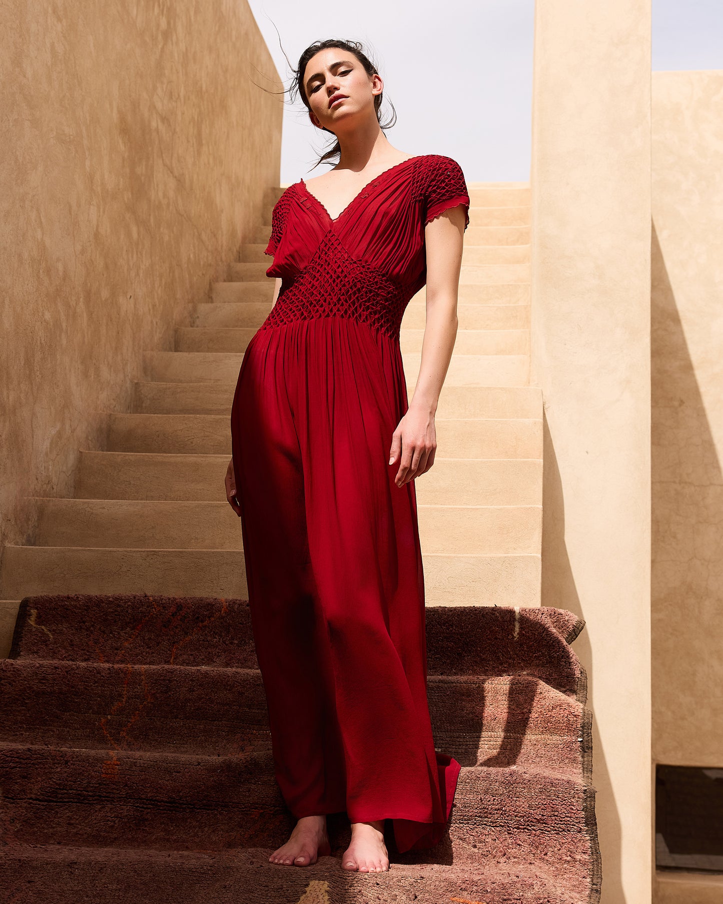 Robe Emira - Rouge