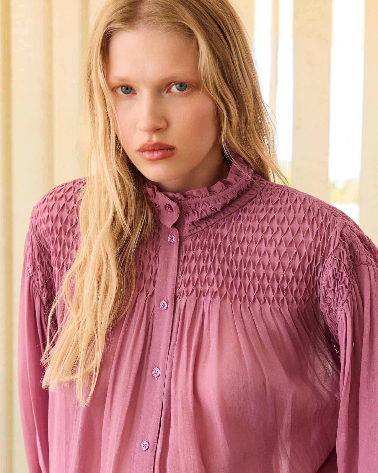 Esmeralda Blouse - Mauve - Image 9