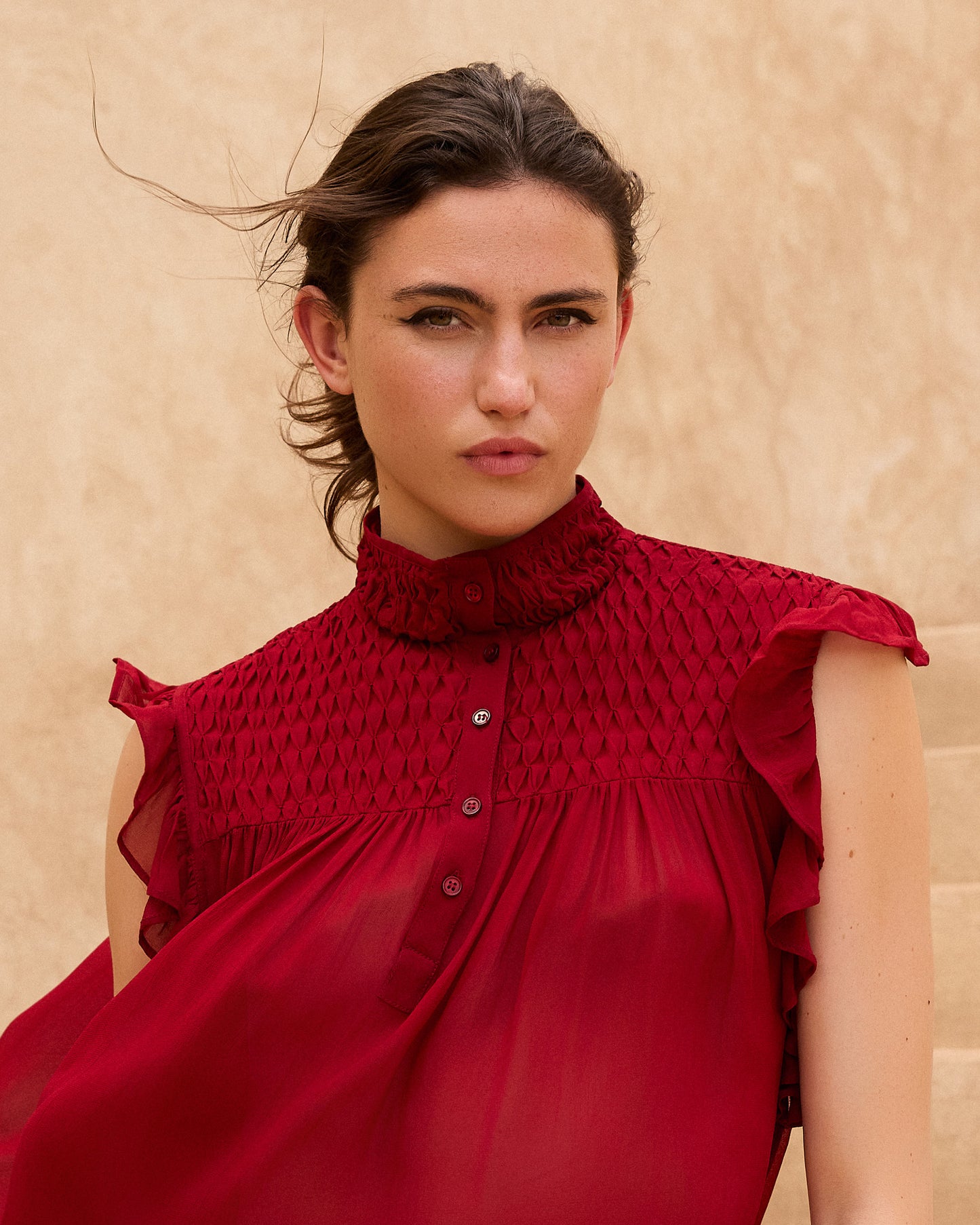 Blouse Esvedra - Rouge