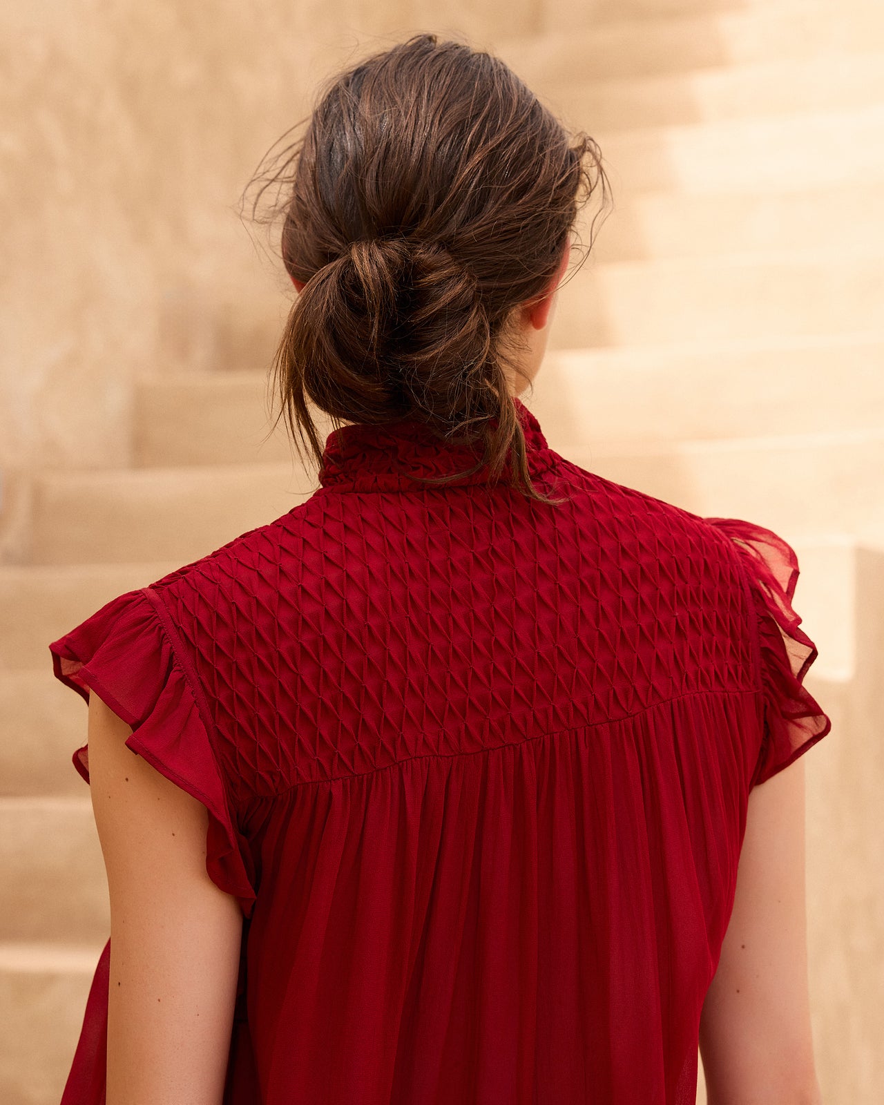 Blouse Esvedra - Rouge - Image 6
