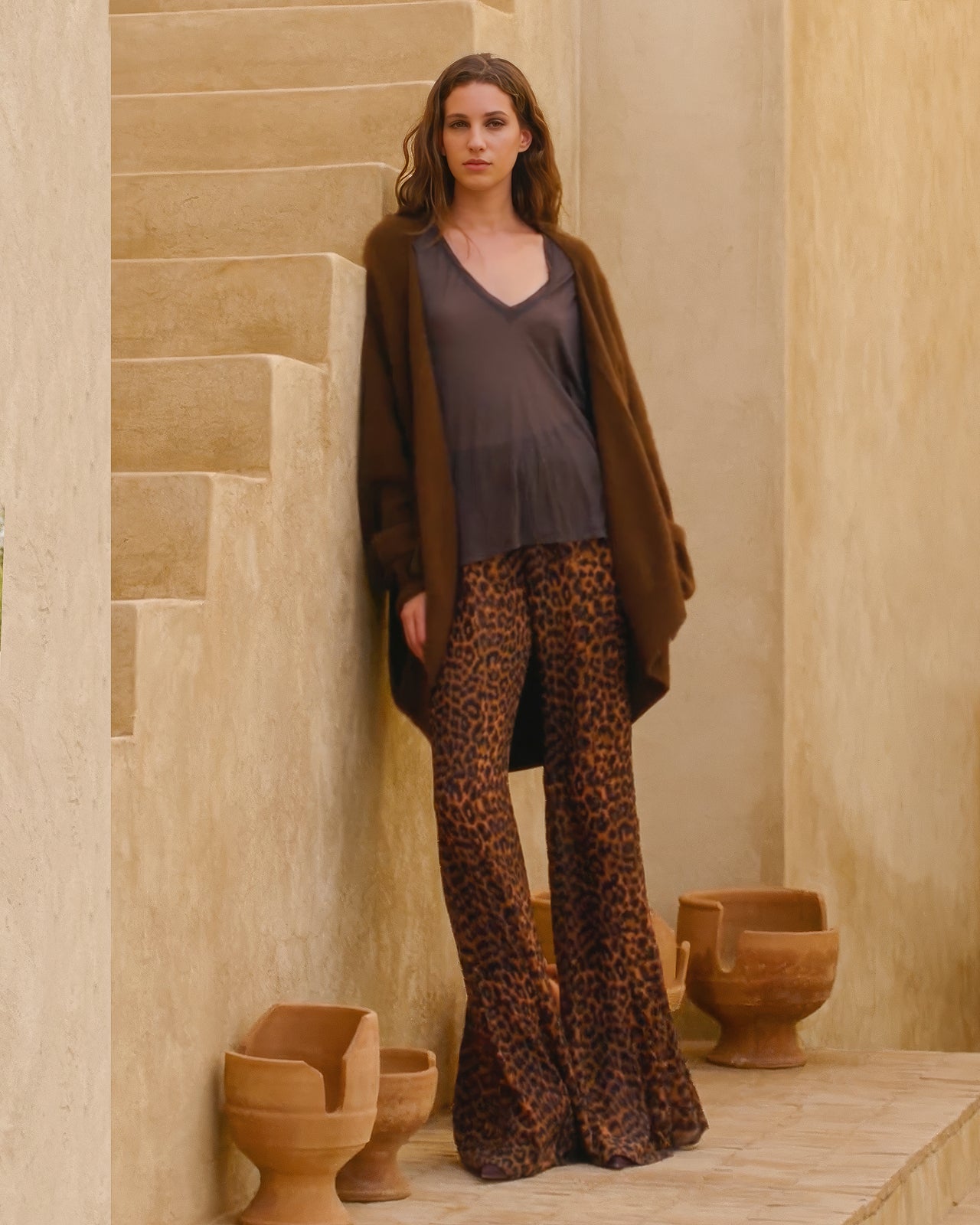Cardigan Flutter - Marron - Image 5