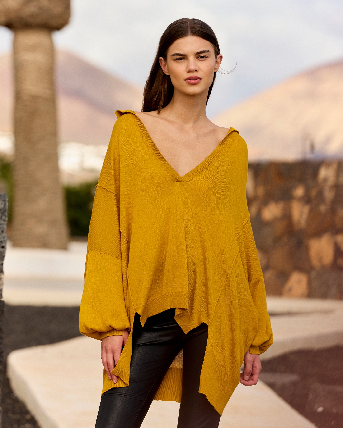 Pull Heather - Ocre