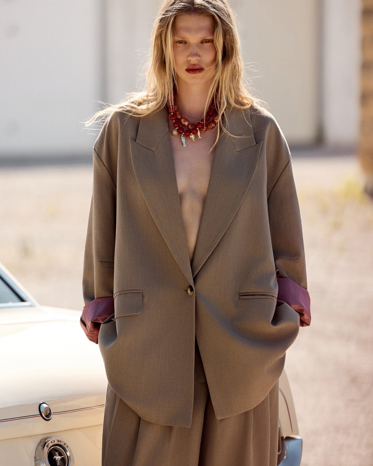 Manu Jacket - Beige - Image 10