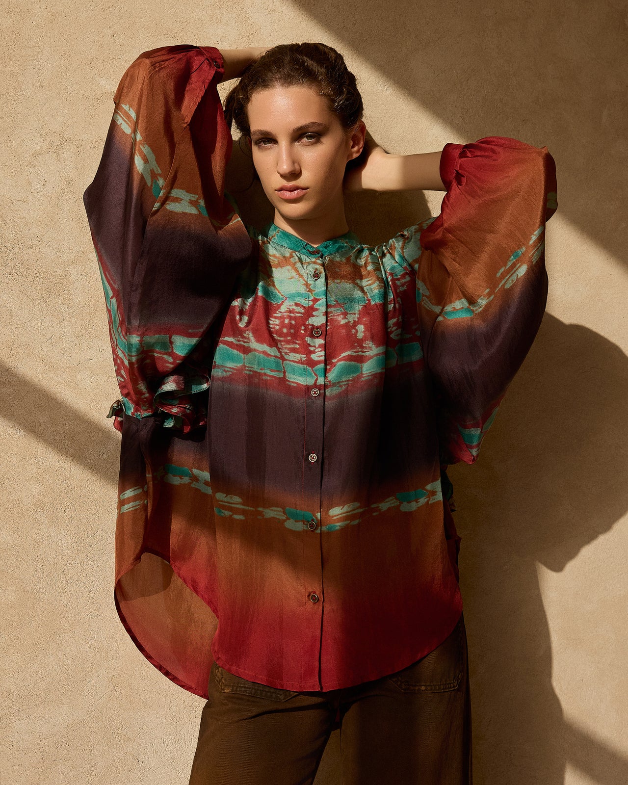 Chemise Plan - Rouge - Image 3