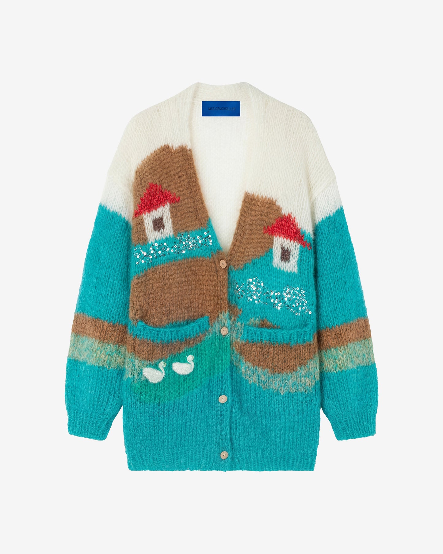 Cardigan Sting - Turquoise