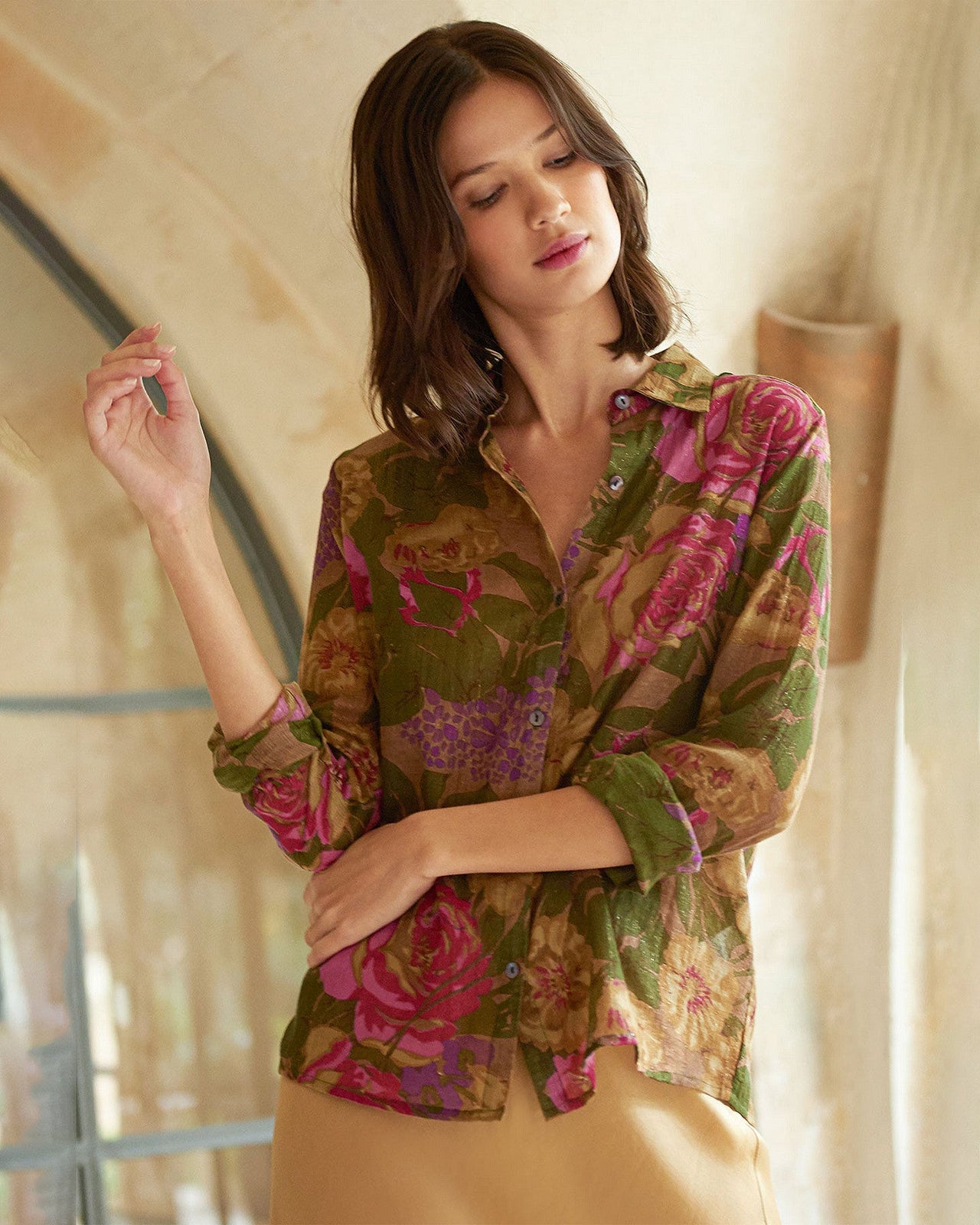 Chemise Agrimony  Imprimé fleuri | Mes Demoiselles Paris - Image 2