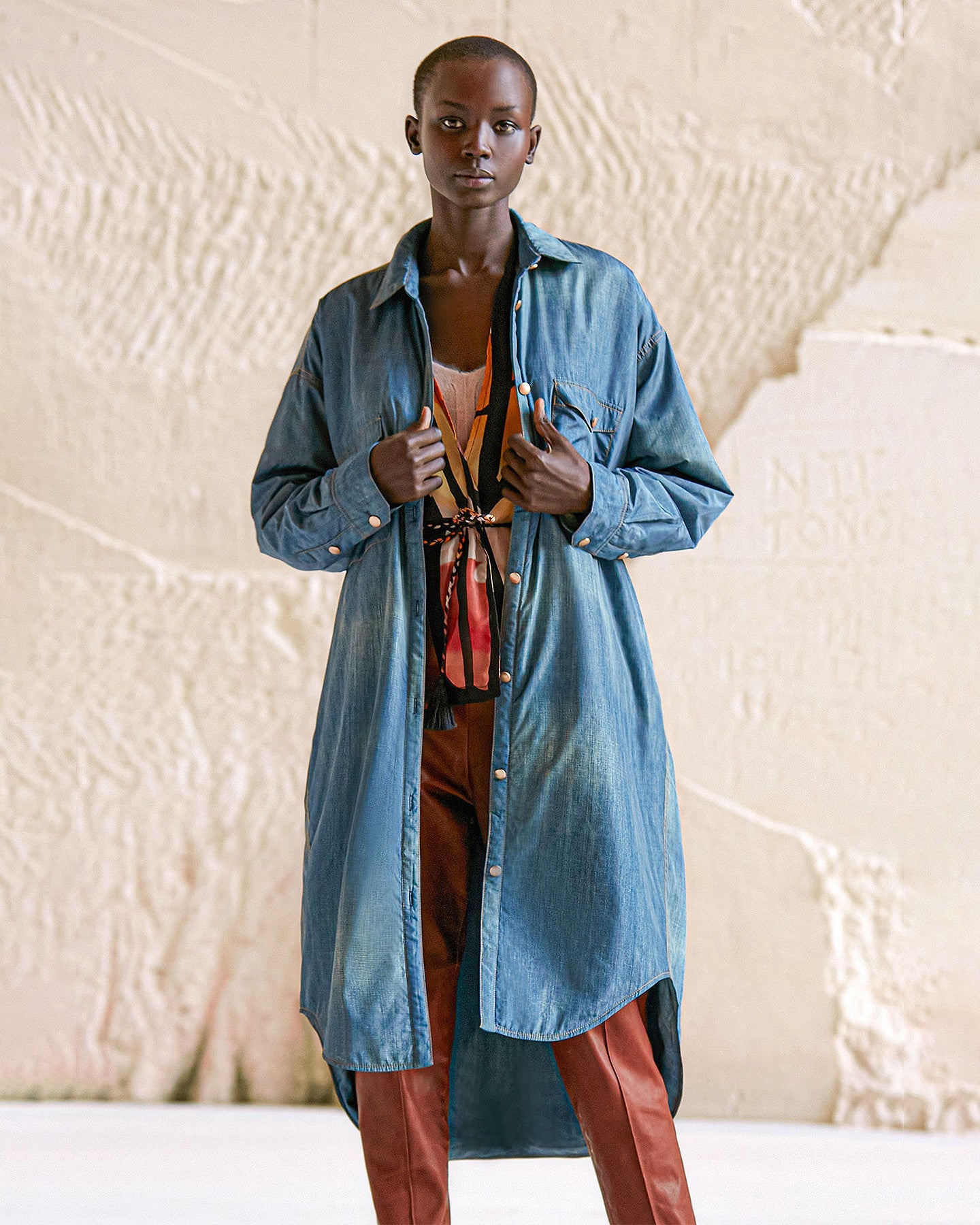 Chemise Drops  Denim | Mes Demoiselles Paris