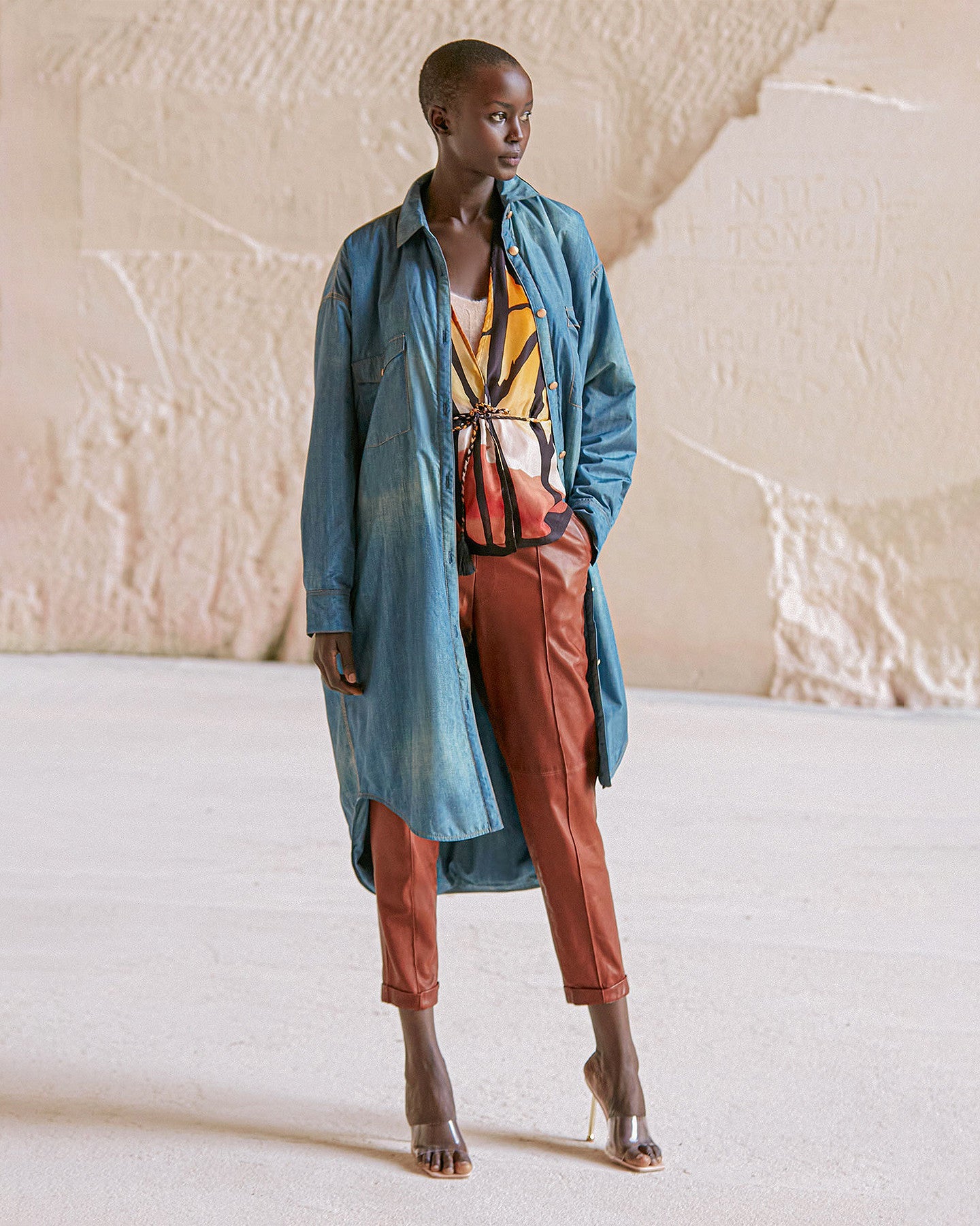 Chemise Drops  Denim | Mes Demoiselles Paris