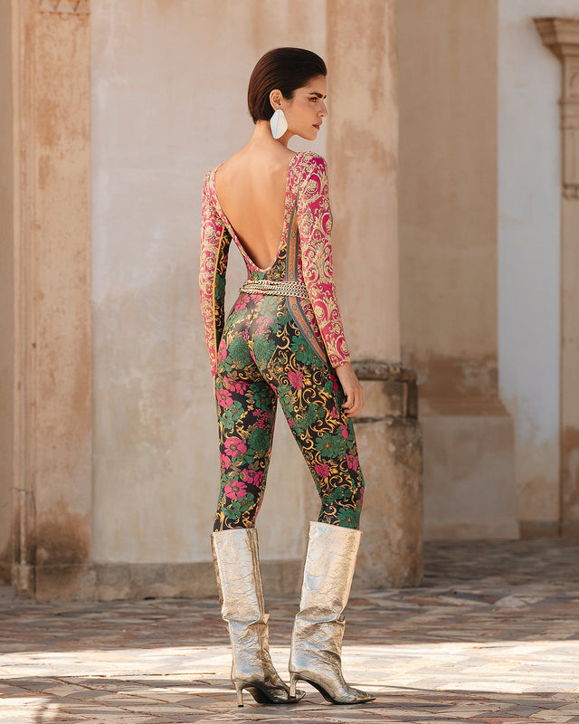 Combinaison pantalon imprimé glacé - Maillots de bain Mes Demoiselles - Image 2