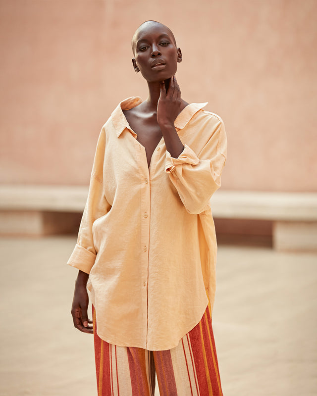 Chemise Diba - Jaune - Image 2
