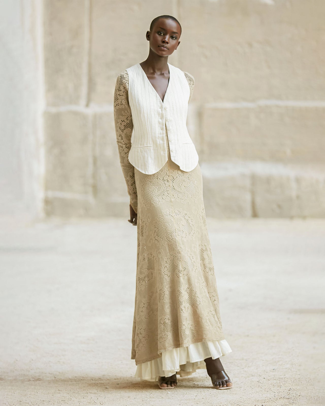 Fantiana Dress - Sand - Image 5