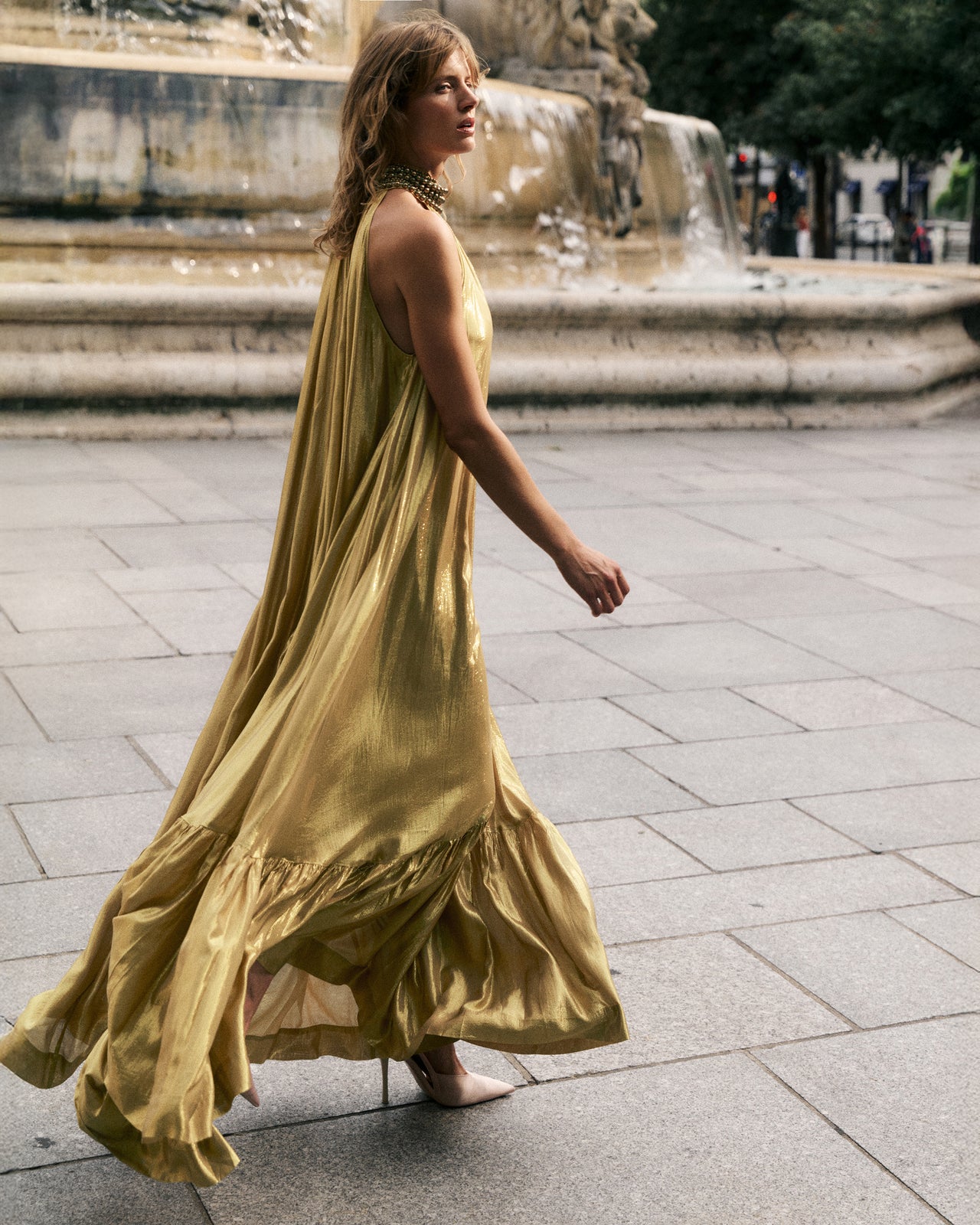 Lumon Dress - Khaki - Image 2