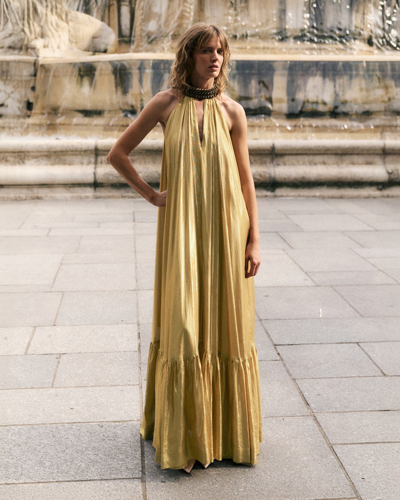 Lumon Dress - Khaki - Image 1