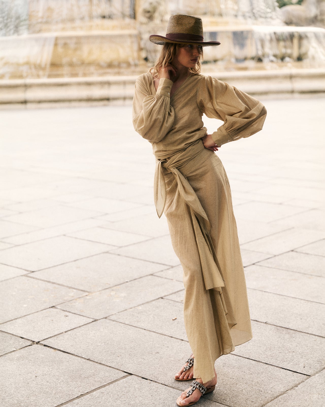Blouse Donna - Beige - Image 10