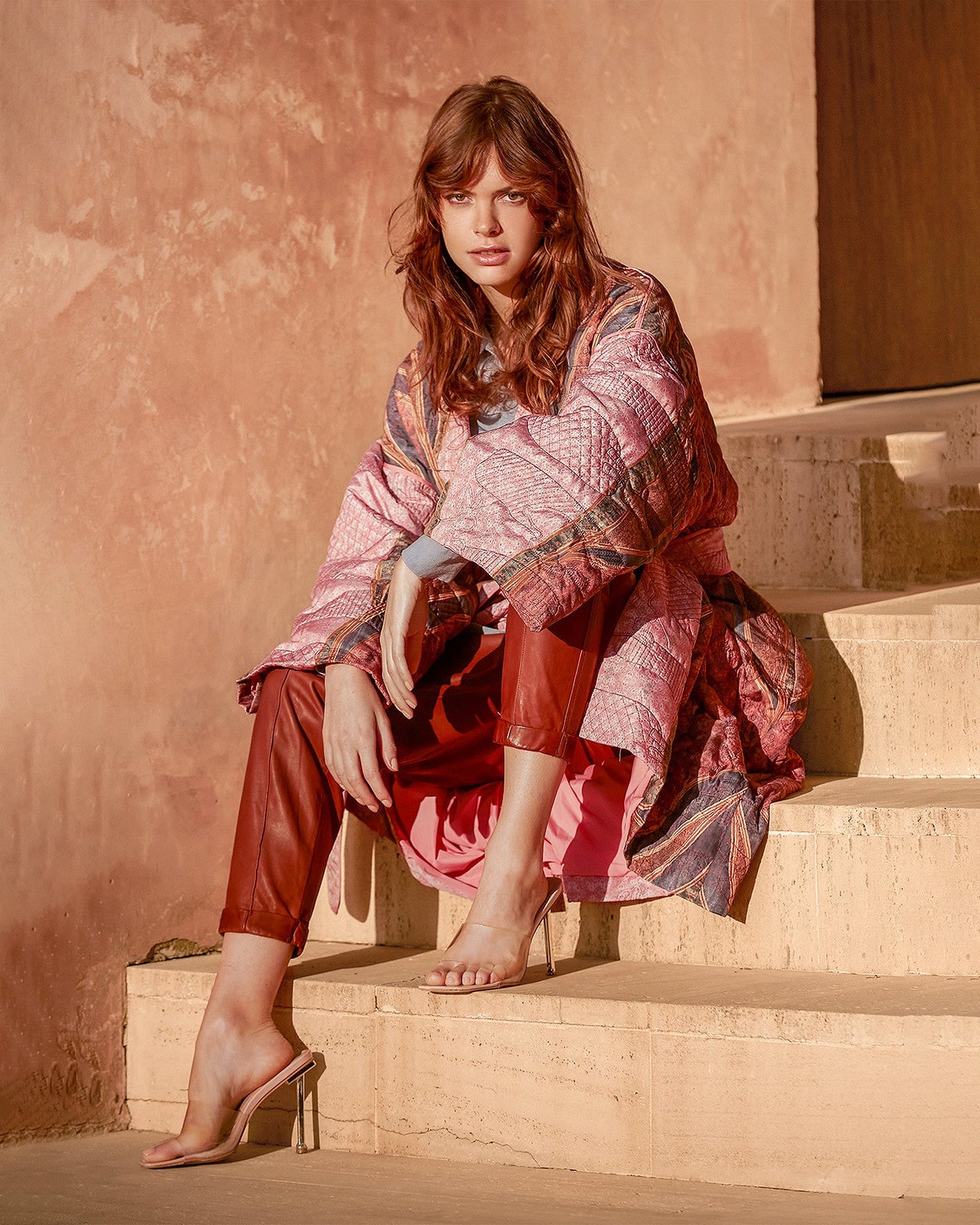Kimono Kimiko  Imprimé rose | Mes Demoiselles Paris - Image 3