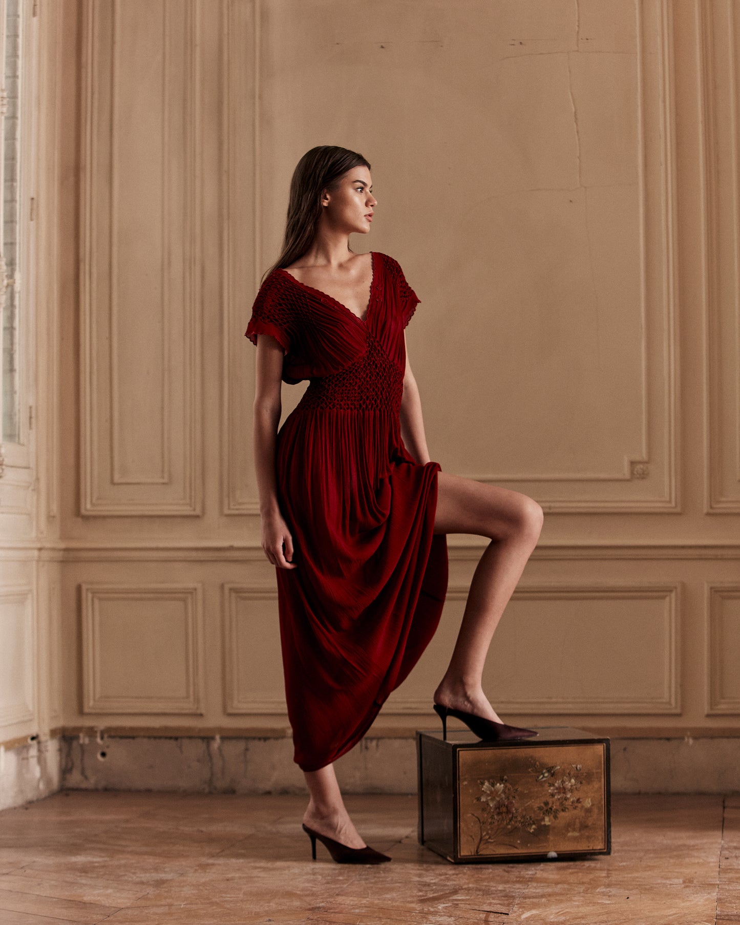Robe Emira - Rouge