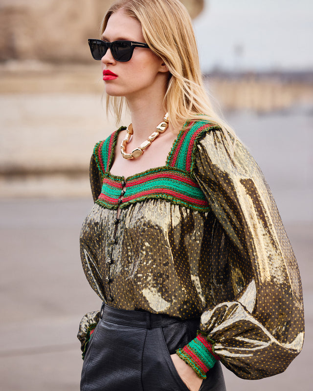 Blouse Avra - Noir - Image 1