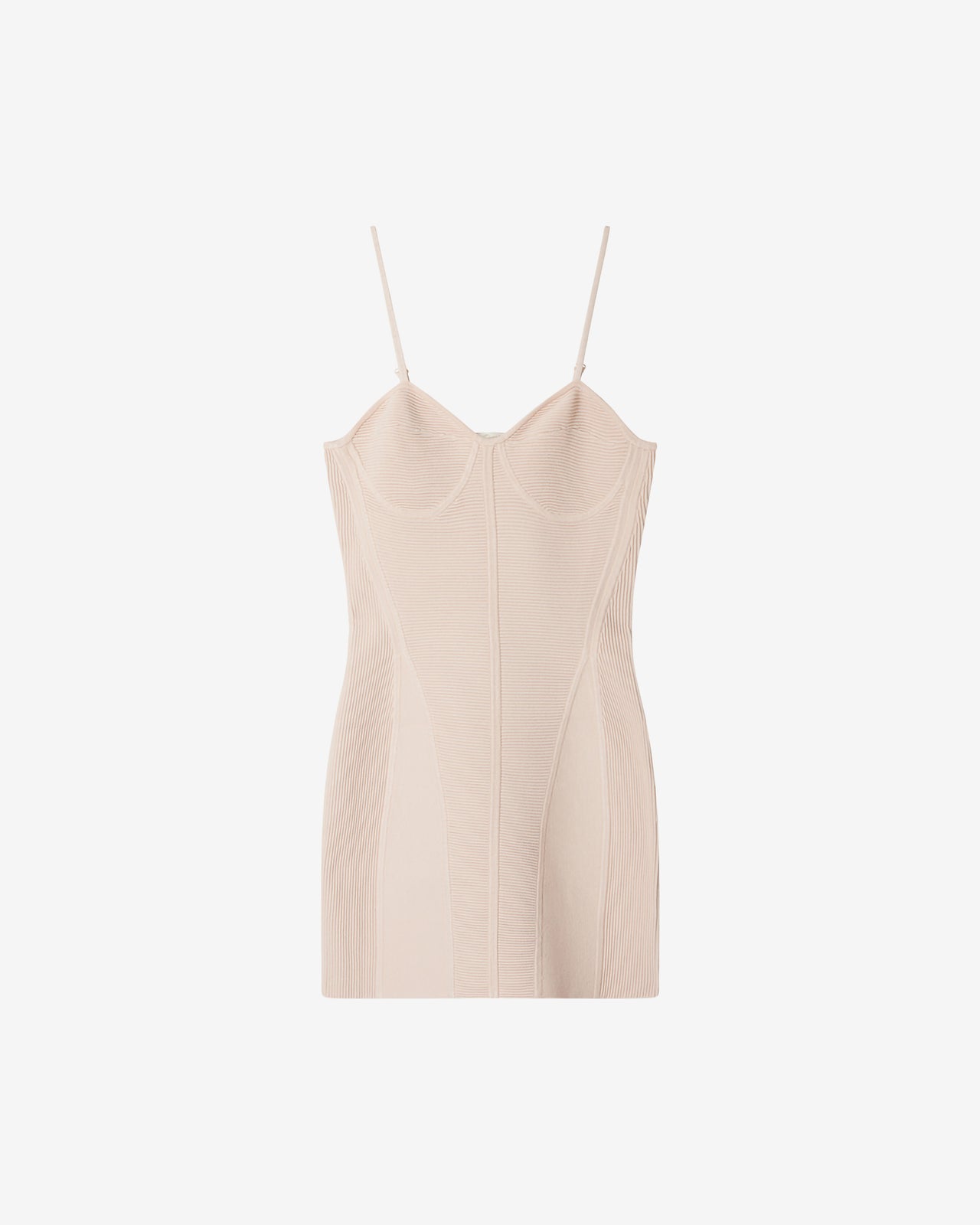 Robe Blom - Nude : Robe courte en maille stretch rose Mes Demoiselles - Image 6
