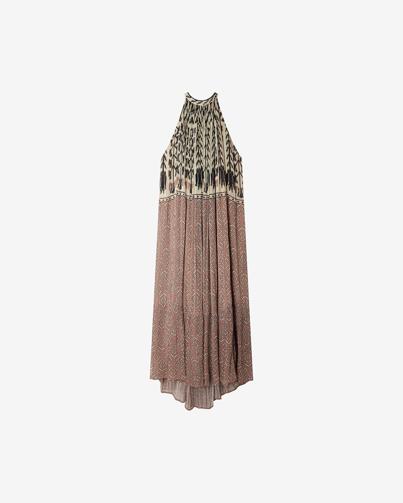 Robe Sulone - Rose : Robe longue en viscose chiffon crinckled rose Mes Demoiselles - Image 5