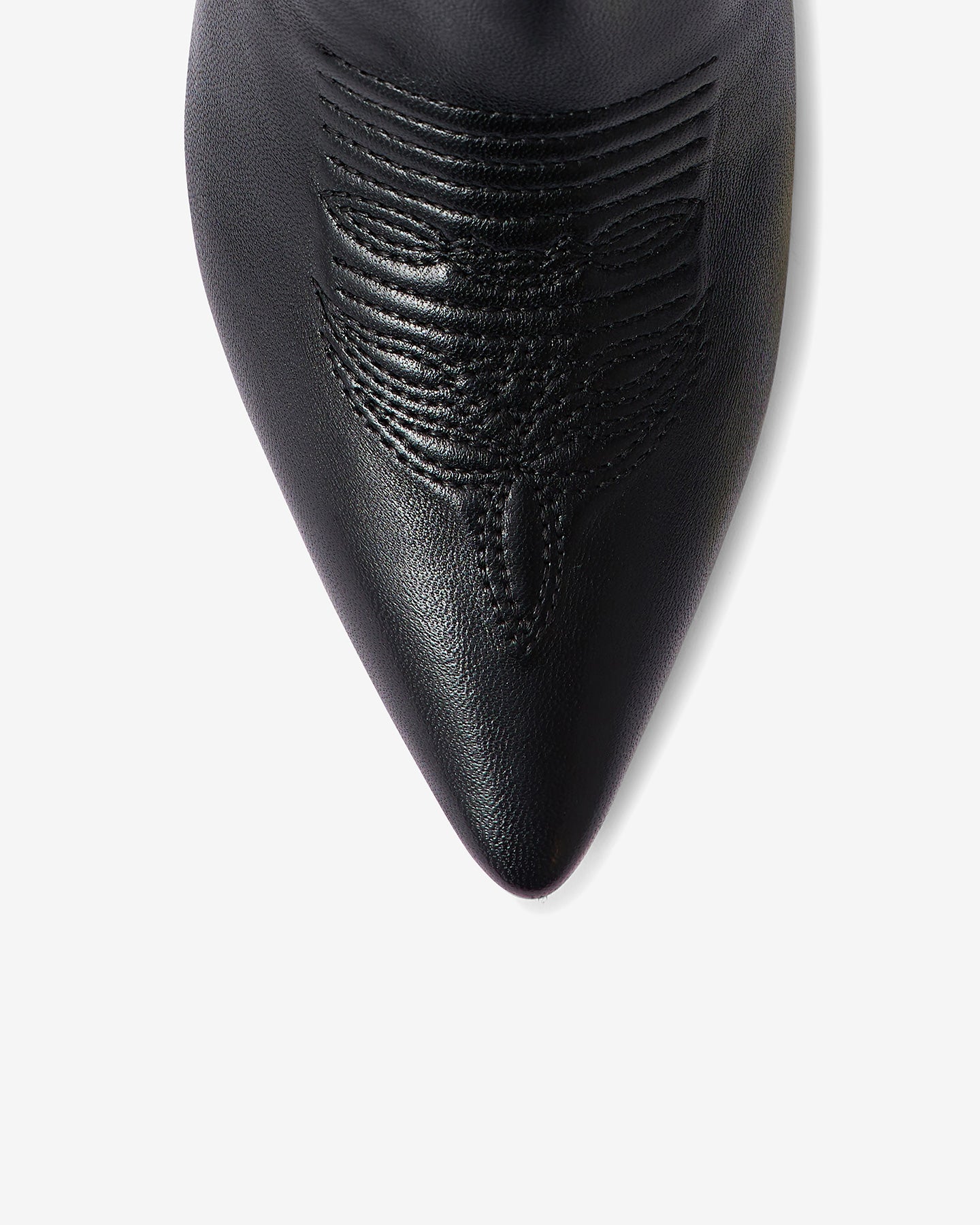 Chaussures Holly - Noir : Bottines western en cuir noir Mes Demoiselles