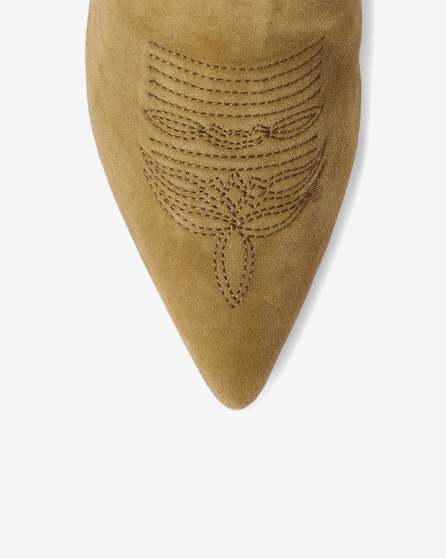 Chaussures Holly - Kaki : Bottines western en cuir kaki Mes Demoiselles