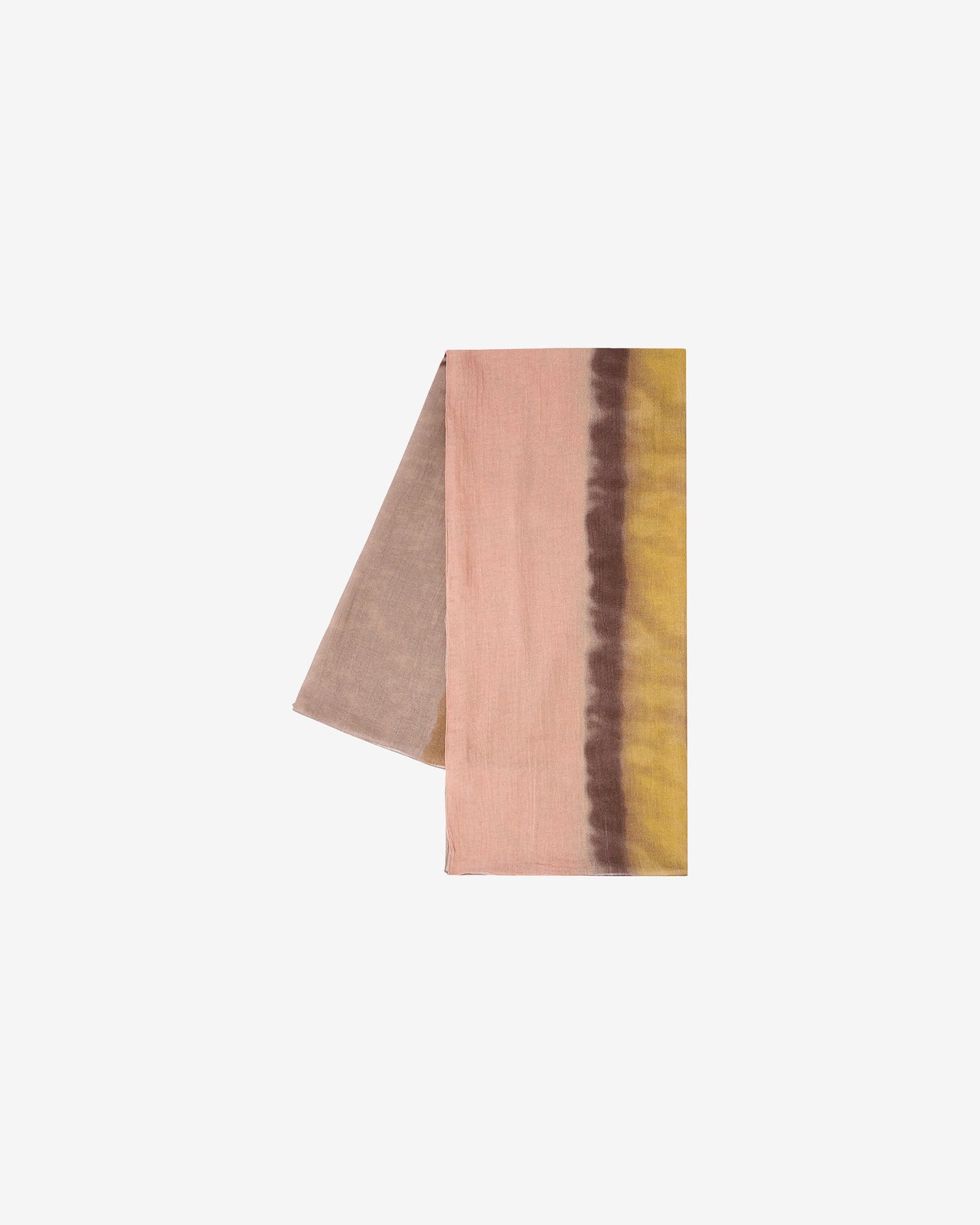 Foulard Melissa - Nude : Foulard en coton multicolore jaune et rose Mes Demoiselles - Image 4