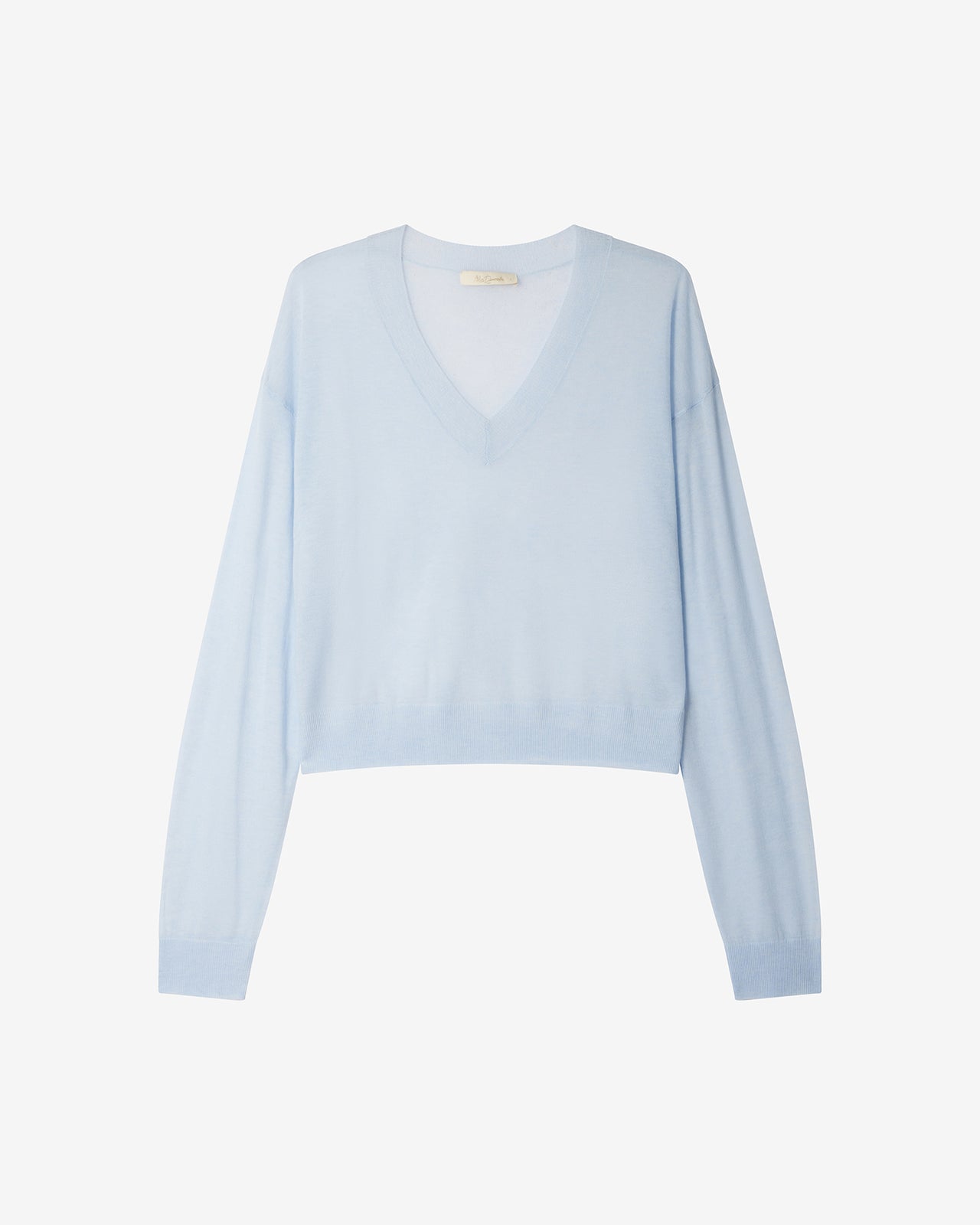 Pull Smurf - Bleu Ciel : Petit pull bleu ciel en maille superfine Mes Demoiselles - Image 6