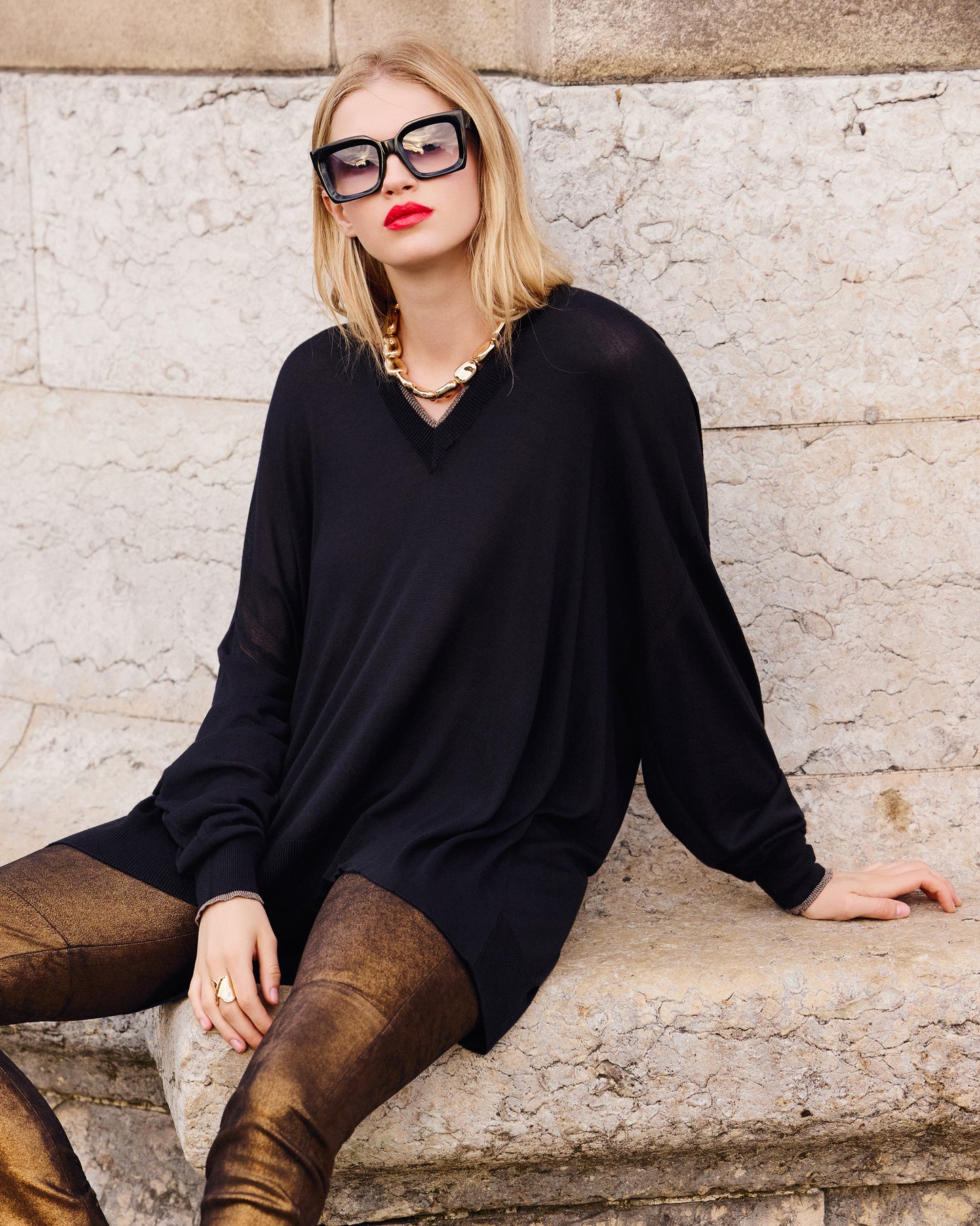 Pull Moonie - Noir