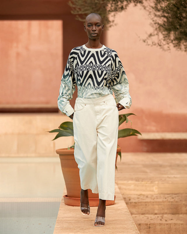 Pantalon Combo  Ecru | Mes Demoiselles Paris - Image 1