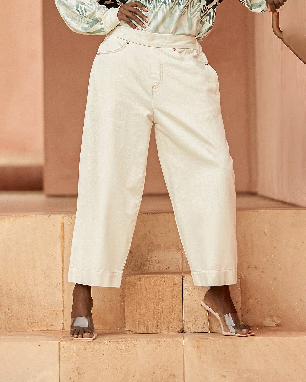 Pantalon Combo  Ecru | Mes Demoiselles Paris - Image 2