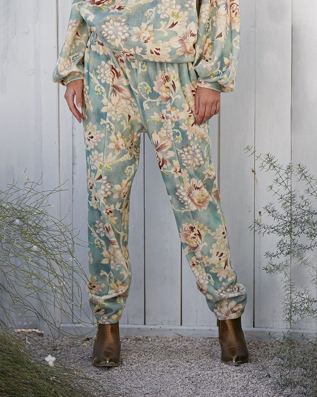 Pantalon Kaana  Imprimé aqua | Mes Demoiselles Paris - Image 3