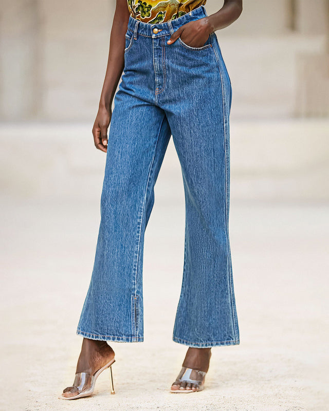 Pantalon Mes stylish  Indigo | Mes Demoiselles Paris - Image 2
