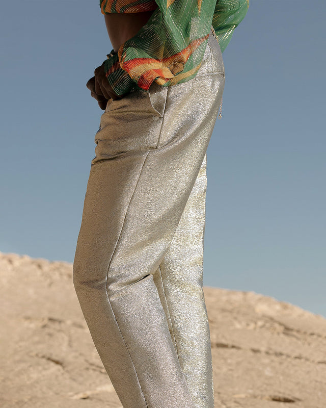Pantalon Sanders  Argent | Mes Demoiselles Paris - Image 3