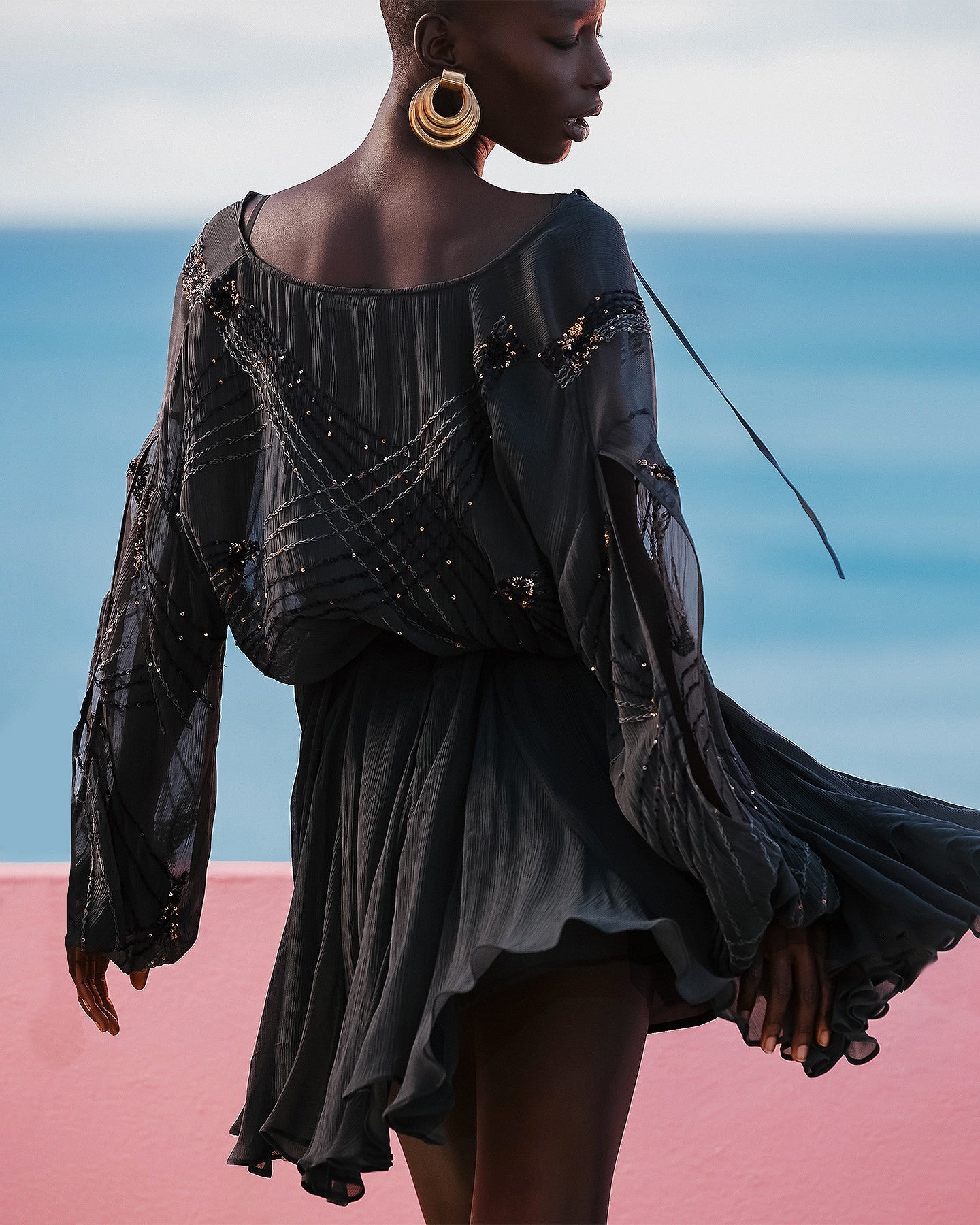 Robe Anna  Noir | Mes Demoiselles Paris