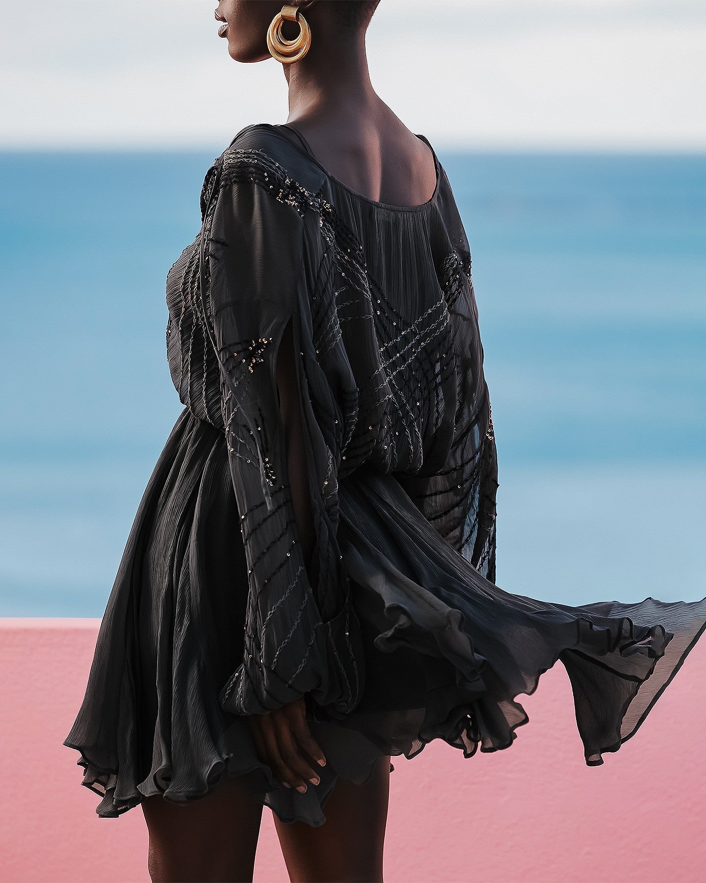 Robe Anna  Noir | Mes Demoiselles Paris