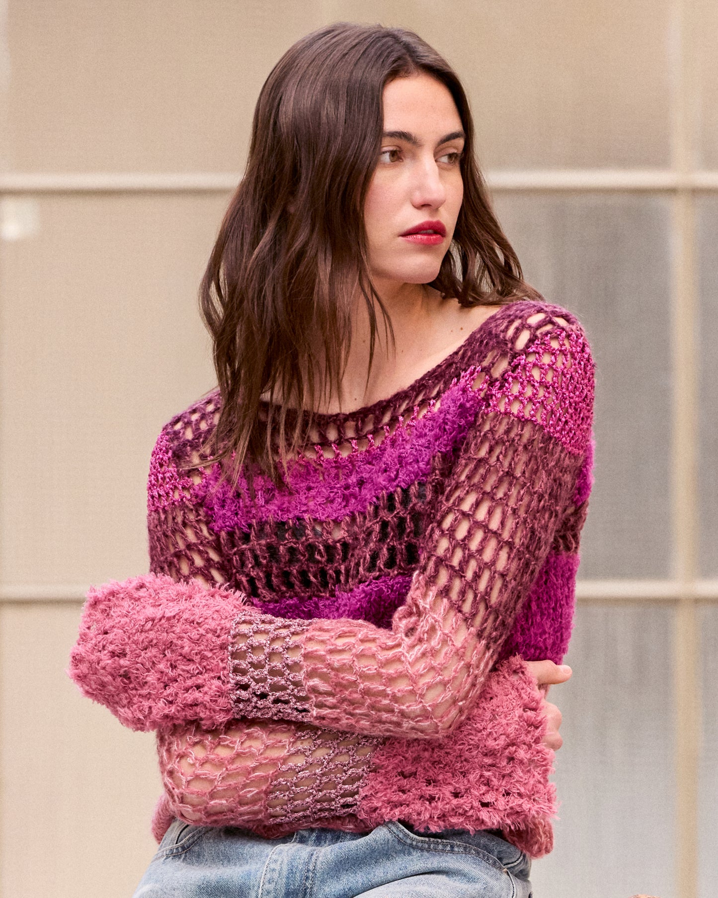 Pull Opha - Mauve