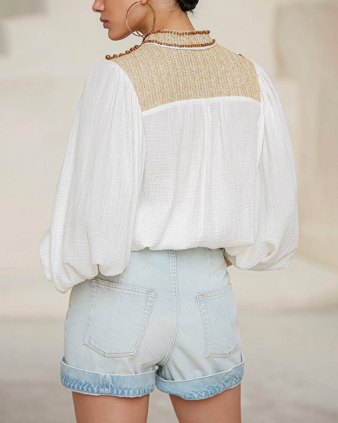 Short Mes shorties  Denim clair | Mes Demoiselles Paris