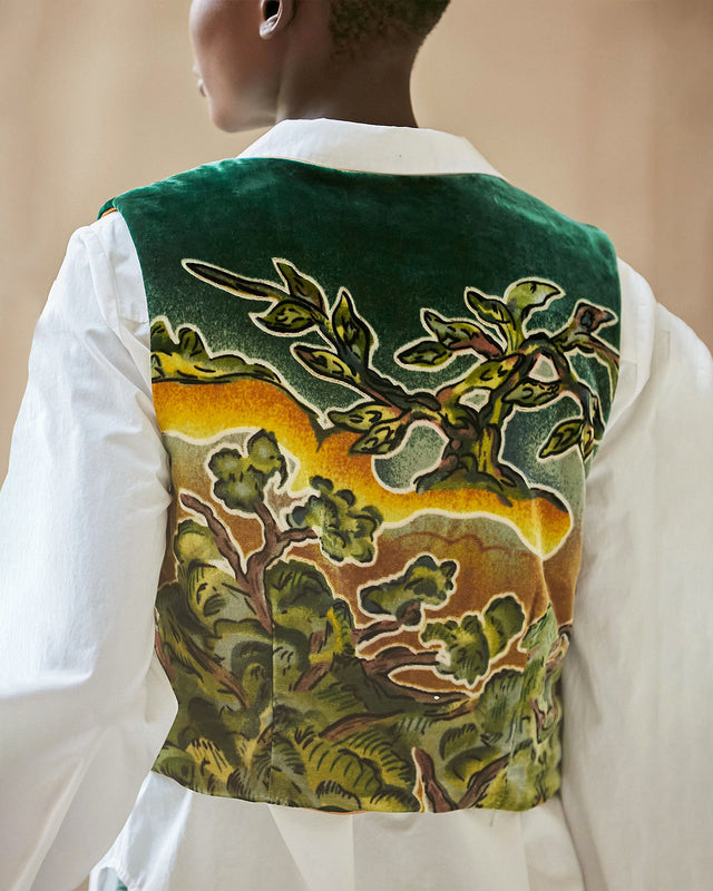 Veste Betula  Imprimé vert | Mes Demoiselles Paris - Image 3