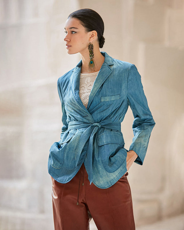 Veste Drizzle  Denim | Mes Demoiselles Paris - Image 1