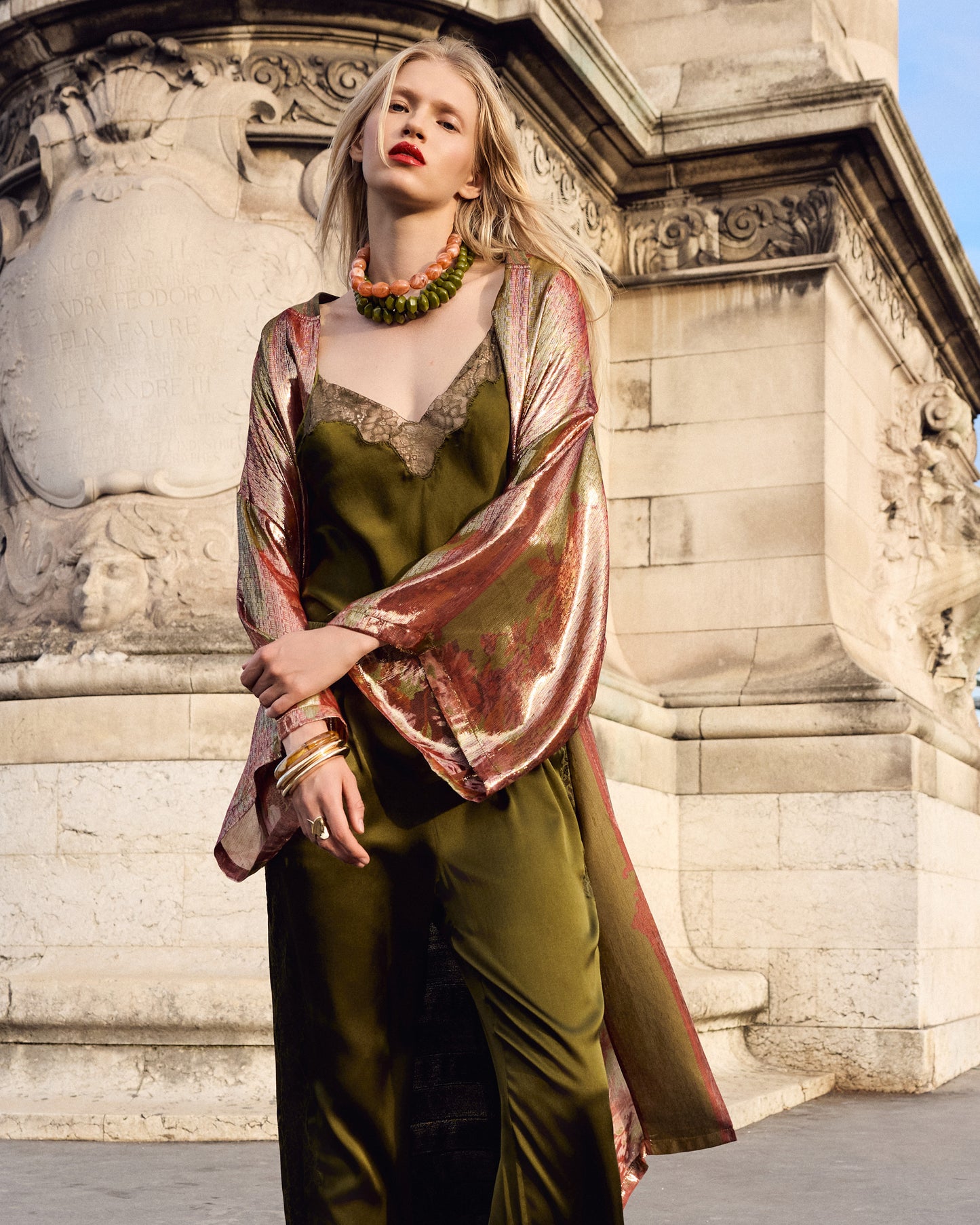Walbo Kimono - Red