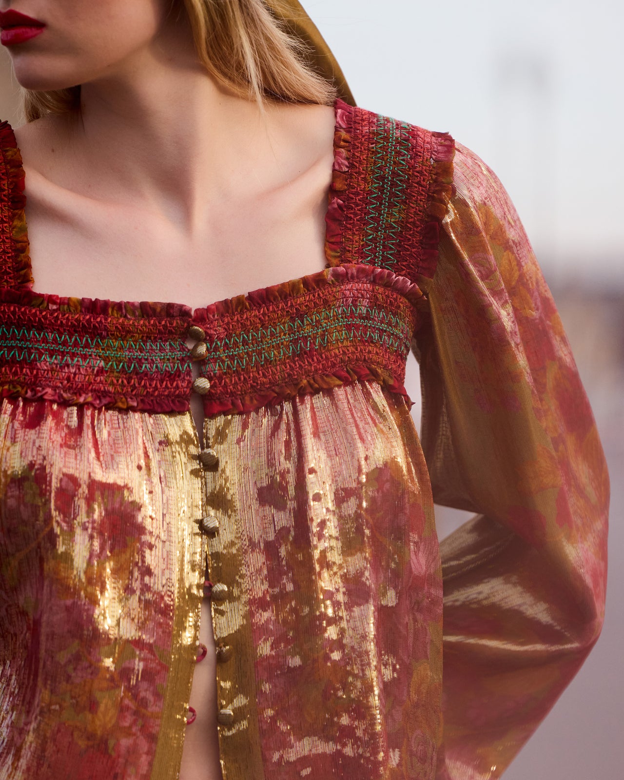 Wiwi Blouse - Red - Image 5